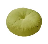 Wmqbjta Coussin de Sol pour Méditation Galette de Chaise et Oreiller Décoratif Léger et Portable pour Une Assise Douce Convenable pour Adultes et Enfants, Vert