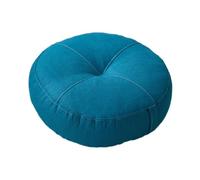 Wmqbjta Coussin de Sol pour Méditation Galette de Chaise et Oreiller Décoratif Léger et Portable pour Une Assise Douce Convenable pour Adultes et Enfants, Bleu