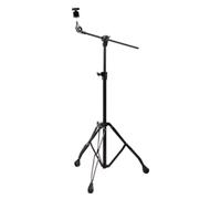 Wmqbjta Cymbal Stand Support de Cymbale Réglable Support Droit Perche Extension Trépied Anti-basculement Tilter Continu Réglage Hauteur 90cm-130cm Tubes
