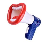 Wmqbjta Dispositif de Modification de La Voix pour Enfants avec Mégaphone et Amplificateur, Blanc