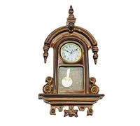 Wmqbjta Dollhouse Miniature Roman Clock Métal Simulation Horloge Modèle Jouet Accessoires Maison de Poupée Mobilier Décoratif Adapté pour Cadeau Décoration Ma, Style Un