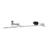Wmqbjta Drum Extension Clamp Support de Cymbale avec Bras Métallique Ajustable pour Attache Cowbell Application Polyvalente Compatible avec Batterie Accessoir, Longueur 45cm