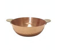 Wmqbjta Electromagnetic Cuisinière Pot Cuivre Poignée Rivetée Base Composite Fonctionnalité Universelle pour Cuisson Professionnelle Maison Restaurant 2.1L
