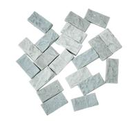 Wmqbjta Ensemble de 20 Mini Blocs de Construction pour Maisons de Poupées, Sols, Cadeaux, Dioramas, Constructions Multifonctionnelles et Accessoires de Jardin, L