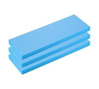 Wmqbjta Ensemble de 3 Blocs de Mousse pour Dioramas, Accessoires de Base pour Décorations Bleues, Feuilles de Mousse pour Le Modélisme et Les Loisirs Créatifs, 3 Cm D'épaisseur