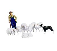 Wmqbjta Figurines En Résine à L'échelle 1/64 Représentant Une Scène de Ferme, Un Décoratif, Ensemble complet