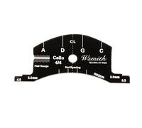 Wmqbjta Gabarit de Référence pour Le Raclage Du Chevalet et de La Touche D'un Violon 4/4, 4-4 Violoncelle