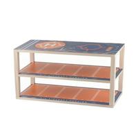 Wmqbjta Garage Démonstration à 3 Niveaux | Détaillé, Présentoir pr Voitures Miniatures, Manuel, J, Chambre D't, Collectionneurs, Orange