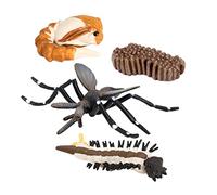 Wmqbjta Jeu Croissance Insecte Ensemble Figurines Abeille Jouet Simulation Plastique Développement Cognitif Convient pour Enseignement Nature Préscolaire