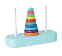 Wmqbjta Jeu de Construction de Tours pour Enfants et Bébés, 10 niveaux