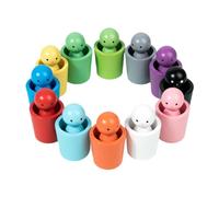 Wmqbjta Jeu de Gobelets Empilables, Jouet de Développement de La Pensée Logique pour Enfants, Garçons et Filles
