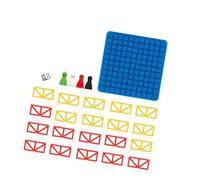 Wmqbjta Jeu de Labyrinthe Éducatif Plateau Stratégique Puzzle Défi Jouet Cadeau Interactif Stimule Potentiel Mathématique Adapté à l'Apprentissage Fête, 20 Clôtures