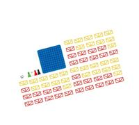 Wmqbjta Jeu de Labyrinthe Éducatif Plateau Stratégique Puzzle Défi Jouet Cadeau Interactif Stimule Potentiel Mathématique Adapté à l'Apprentissage Fête, 60 Clôtures