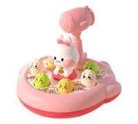 Wmqbjta Jeu de Marteau Interactif et éducatif avec Animaux et Marteau Résistant, Idéal comme Cadeau d'anniversaire Ou Décoration pour La Maison, Lapin