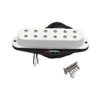 Wmqbjta Kit de Montage de Micro pour Guitare électrique, pour Projets DIY, Composant à Simple Bobinage, Blanc