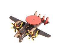 Wmqbjta Kit Maquette Avion Jeu Bois Construction Educatif Activité Manuelle Assemblage Artisanat Créatif Cadeau Dextérité Relation Famille Convient, style c