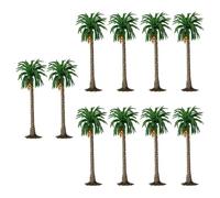 Wmqbjta Lot de 10 Arbres Miniatures pour Décors Ferroviaires et Dioramas, H 12cm