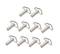 Wmqbjta Lot de 10 Clés de Remontage de Boîte à Musique, Accessoires et Pièces Détachées pour Mécanisme Musical, Barre de Remontage En Métal, Outil de Réparati, Triangle 30 Mm