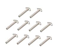 Wmqbjta Lot de 10 Clés de Remontage de Boîte à Musique, Accessoires et Pièces Détachées pour Mécanisme Musical, Barre de Remontage En Métal, Outil de Réparati, Triangle 50 Mm