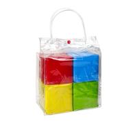 Wmqbjta Lot de 4 Dés pour Jeux de Mathématiques, à Glisser dans Un Sac pour Apprendre Les Maths