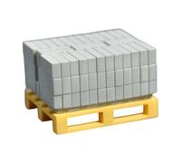 Wmqbjta Maison de Poupée Miniature à L'échelle 1/64, Fabriquée En Briques de Béton, Accessoires pour Bâtiments et Pavage, Style B