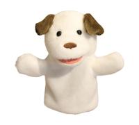 Wmqbjta Marionnette à Main en Forme d'animal, Peluche, Jouet Interactif, Marionnette à Patte Mobile, Idéale pour Les Jeux D'imitation et La Narration, Chien