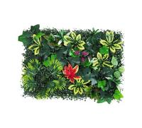 Wmqbjta Panneau Végétal Artificiel Feuillage Mur Plante Fausse Herbe Grille Résistante Matière Écologique Convient pour Photographie Fond Salon Jardin, F