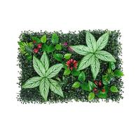 Wmqbjta Panneau Végétal Artificiel Feuillage Mur Plante Fausse Herbe Grille Résistante Matière Écologique Convient pour Photographie Fond Salon Jardin, G