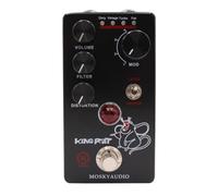Wmqbjta Pédale de Distorsion Guitare Analogique Multi-voix avec Sélecteur LM308 OP07DP Contrôle Fin Du Volume et de la Saturation Châssis Aluminium Robuste