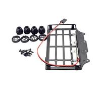Wmqbjta Porte-bagages de Toit pour Camion RC Crawler MN82 à L'échelle 1/12, Abat-jour Rond