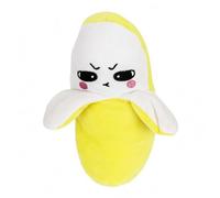 Wmqbjta Poupée Interactive Enfant Jouet Mélodie Facile Corps Douillet Expression Charmante Idéale pour Développement Sensoriel Pause Douceur , Banane