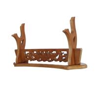 Wmqbjta Présentoir pour de Samouraï, Râtelier en Bois pour Wakizashi et Glaive, 1 Couche