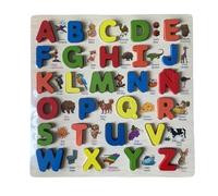 Wmqbjta Puzzle Alphabet, Jouet éducatif, Puzzle Alphabet Arabe Facile, Jouet éducatif pour Enfants, Lettres espagnoles