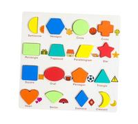 Wmqbjta Puzzle en Bois, Alphabet et Blocs de Construction pour Enfants - Idéal pour L'éveil des Tout-Petits - Cadeau Parfait pour La Maison, Forme