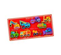 Wmqbjta Puzzle En Bois pour La Reconnaissance Des Couleurs, Jouet éducatif Robuste pour Le Développement Des Tout-petits et Des Enfants de 1 à 3 An, Ingénierie