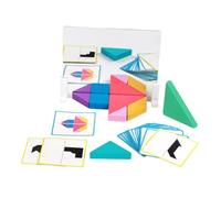 Wmqbjta Puzzle Tangram sur Le Thème du, Blocs de Construction de Structures Spatiales, Cadeau pour Garçons et Filles, Jeu de Géométrie Amusant pour Enf