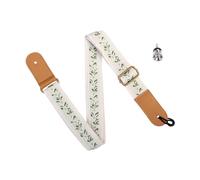 Wmqbjta Sangle de Ukulélé Réglable pour Instruments Baryton et Soprano, Beige