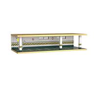 Wmqbjta Scène Miniature de Voiture, Parking, Mini-Diorama, Bâtiment, Table de Garage, Couvercle Anti-poussière Modifié avec Matériau, 6 Spot Vert