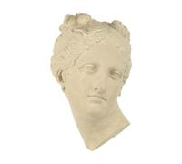 Wmqbjta Sculpture Murale Ornement de Figure Statue de Fond Décoration D'Art Figurine En Résine de Style Européen Intemporel Fait Main Convenable pour Le Mur D, Beige