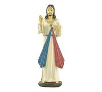 Wmqbjta Statuette de Jésus de La Miséricorde Divine, Figurine En Résine pour Bureau Ou Meuble de Rangement
