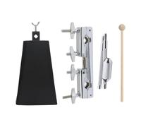 Wmqbjta Support de Pédale de Percussion pour Instrument de Musique (tambour, Cloche, Etc.) - Support de Fixation En Métal - Accessoire de Percussion - Structu, B Set