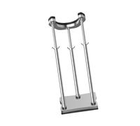 Wmqbjta Support D'Évier sous Plan Renfort de Lavabo Tiges de Support Kit de Fixation avec Base Rembourrée pour Protéger Les Meubles Adapté pour Cuisine, Ajuster de 36 Cm à