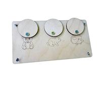 Wmqbjta Tableau D'activités En Bois à Monter Soi-même - Jouet de pour Les Tout-petits - Tableau D'activités Portable pour Les Enfants D'âge,