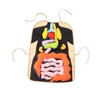 Wmqbjta Tablier 3D Représentant Les Organes Du Corps Humain : Modèle à Utiliser à La Maison Ou En Maternelle.