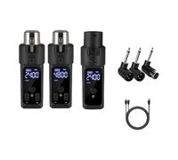 Wmqbjta Transmetteur Configuration Système Micro sans Fil Récepteur Adaptateur Affichage Numérique Mélangeur Audio Professionnel Transmission, Possède Un Mode Micro Dynamique