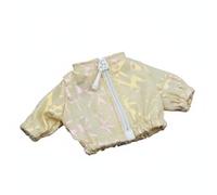 Wmqbjta Veste pour Poupée OB11 BJD 1 12 Blouson Miniature Coupe Vent Veste Fermeture Éclair Miniature pour Habillage Fluide Effets Réfléchissants Adaptée aux Photographie Collection Cadeau , Jaune