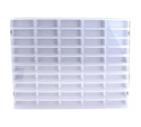 Wmqbjta Vitrine Murale de Rangement à L'échelle 1/64 pour Figurines et Objets de Collection, Blanc