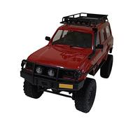 Wmqbjta Voiture Télécommandée électrique RC Crawler, Véhicule Tout-terrain 4x4 Résistant, Télécommande Adaptée Aux Garçons et Aux Adultes, C54-1 rouge