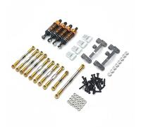 Wmqbjta Voiture Télécommandée Voiture Jouet RC Crawler Modèle Radiocommandé Ensemble Amortisseur Métal Tiges Réglables Géométrie Personnalisable Optimisée, Gold