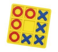 Wmqbjta XO Jeu de Plateau Classique pour Jeux de Société Puzzle Éducatif Interactif Jouet d'Intelligence Familial Conception Transportable Adaptée